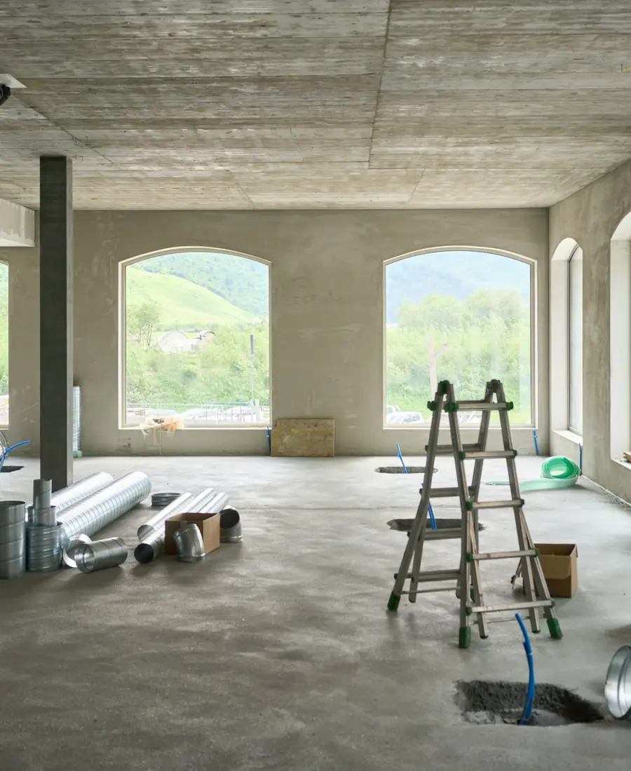 Bright, empty commercial interior ready for fit-out